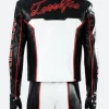 Superman 2025 Mister Terrific Leather Jacket Back Image
