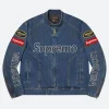 Supreme Vanson Denim Jacket BLue Front Image