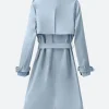 SurrealEstate S03 Lynette Meeker Trench Coat BAck Image