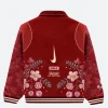 TTC Flower Varsity Jacket Back Image