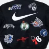 Teams Warm Up Letterman Varsity Jacket BAck Image