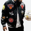 Teams Warm Up Letterman Varsity Jacket Full Image