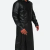 The Grand Budapest Hotel Jopling Leather Trench Coat Side Image