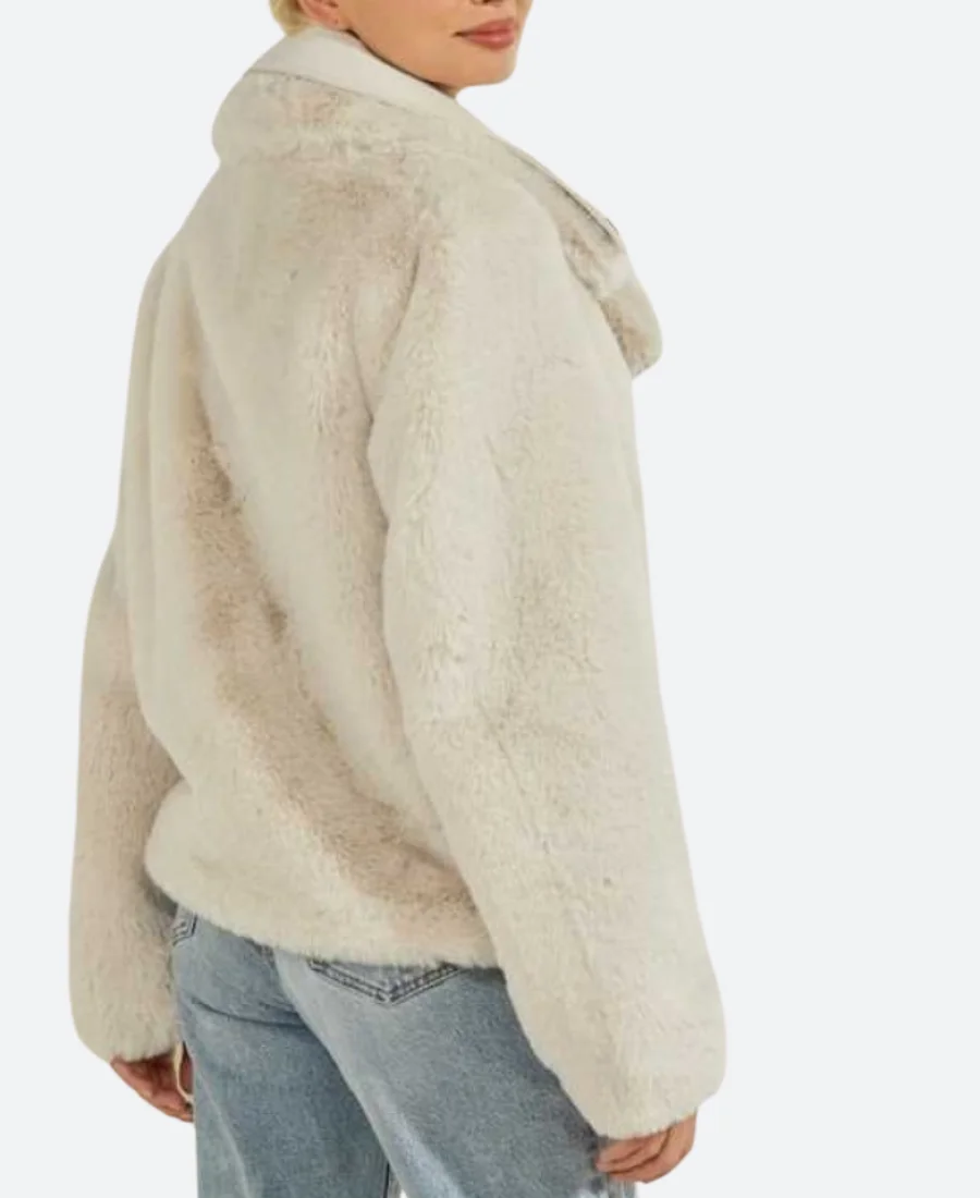 The Recruit Max Meladze Fur Jacket Back Image
