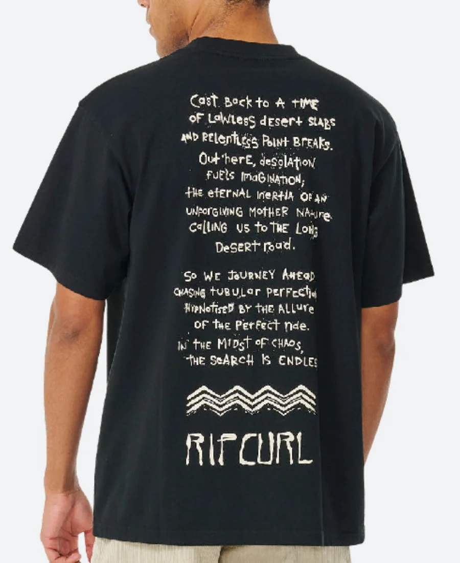 The Survivors S01 Kieran Frilled Neck Lizard T-Shirt Back Image