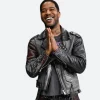The Tonight Show S12 Kid Cudi Leather Jacket Front Image