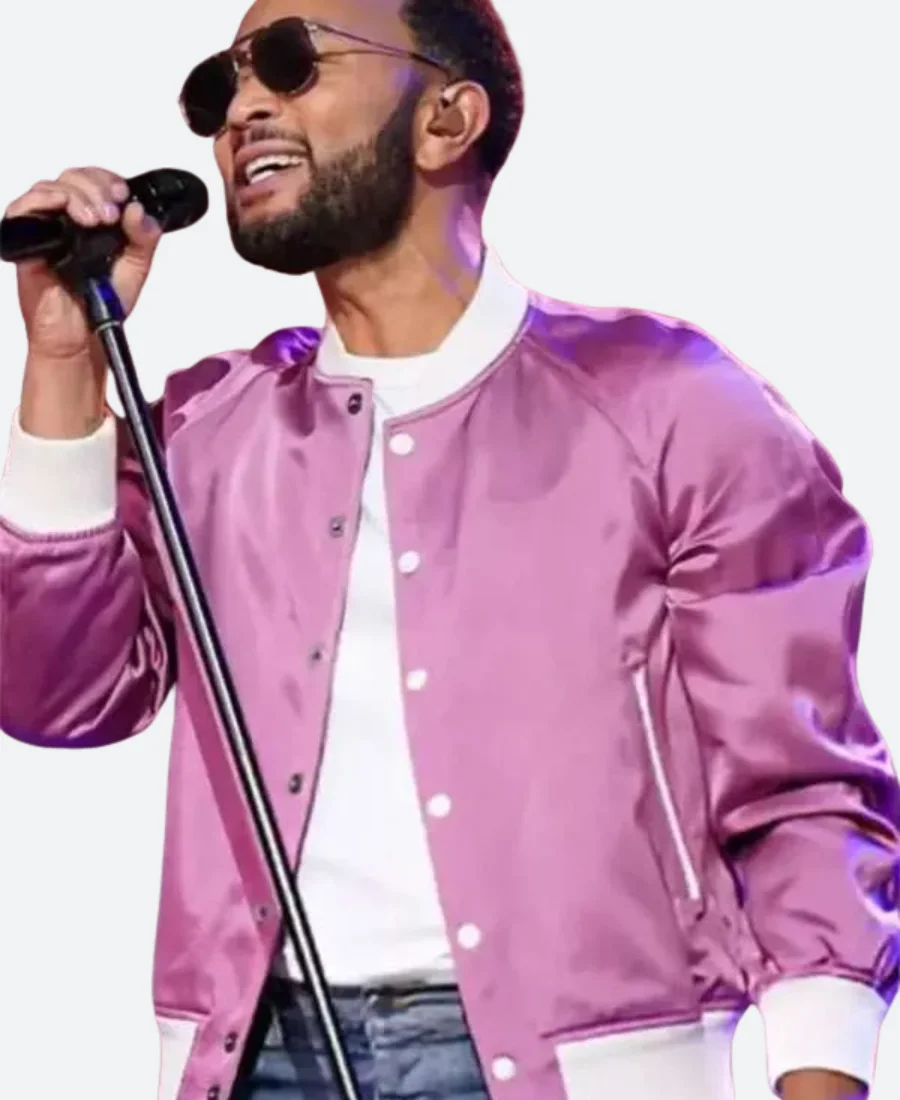 The Voice S27 John Legend Finale Bomber Jacket Close Image