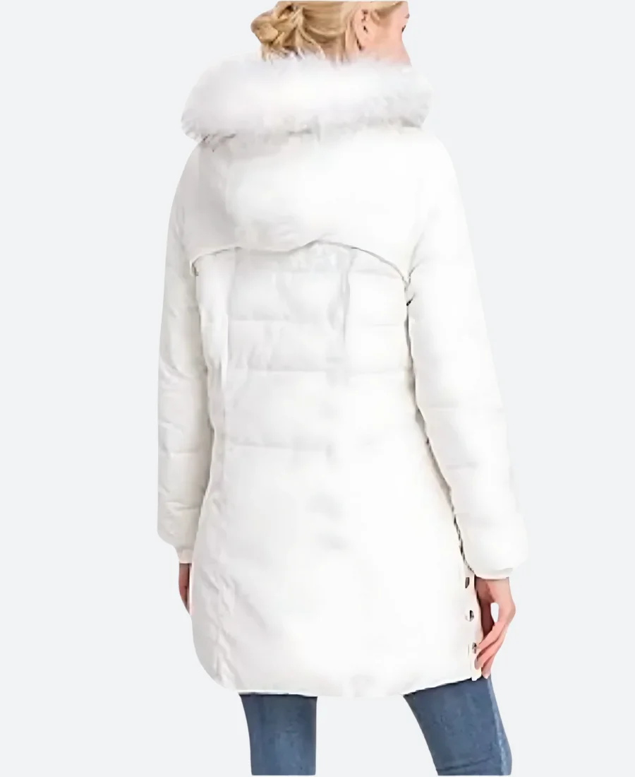 There Something In The Barn Carol Nordheim Parka Hooded Jacket Back Image