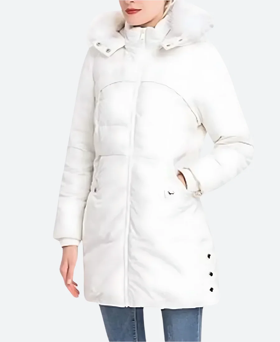 There Something In The Barn Carol Nordheim Parka Hooded Jacket Front Image