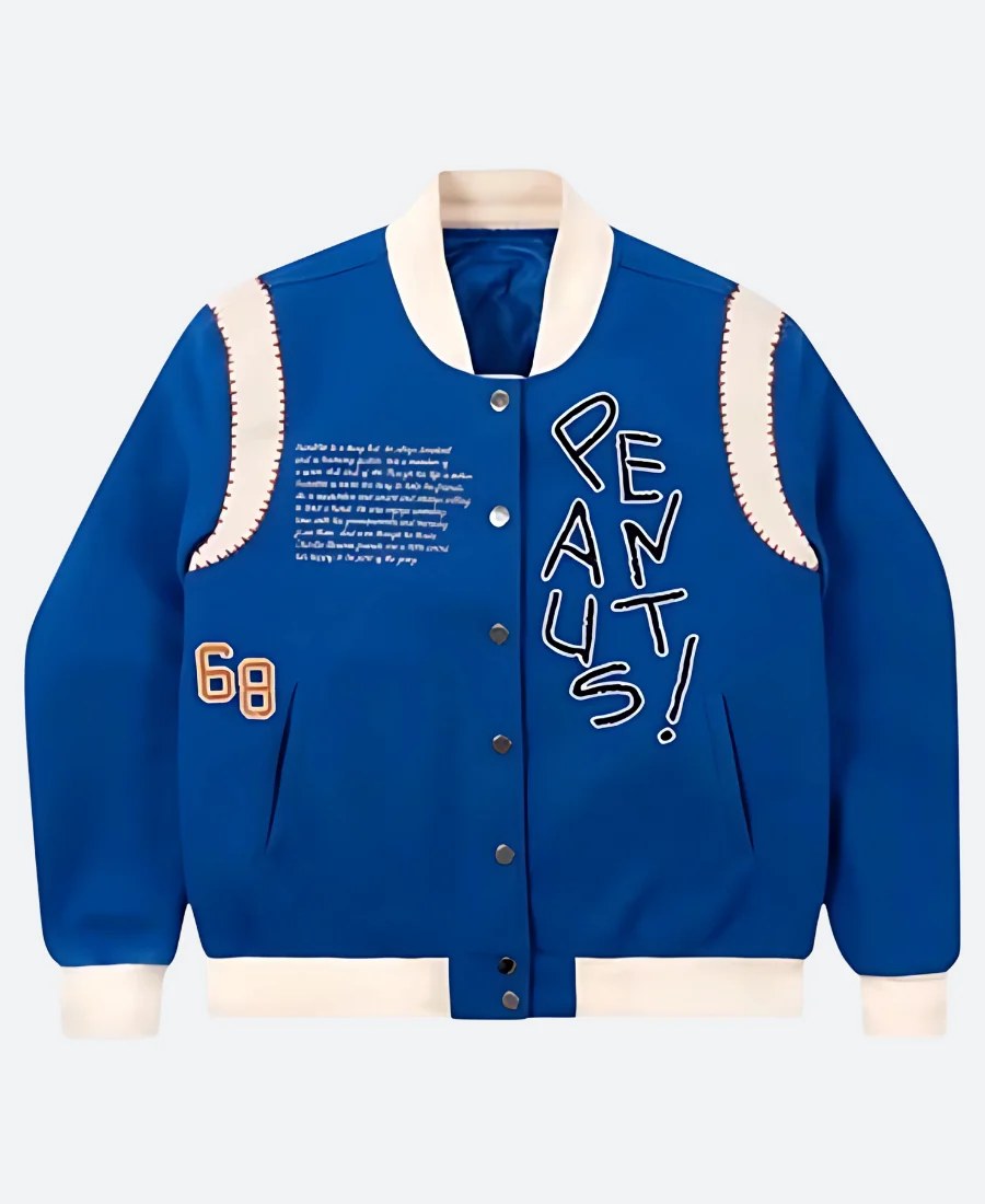 Tier Franklin PEANUTS Varsity Jacket Front Image