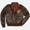 Tigers A-2 Fighter Leather Jacket
