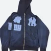 Travis Scott Cactus Jack All Leagues Hoodie Blue Front Image