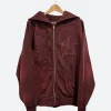 Travis Scott Cactus Jack All Leagues Hoodie Red Full Image
