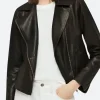 Untamed 2025 Naya Vasquez Leather Jacket Front Image
