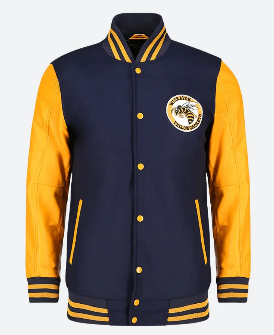 Wiskayok Yellowjackets Varsity Jacket Front Image