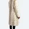 Yellowstone Beth Dutton White Fur Coat Side Image