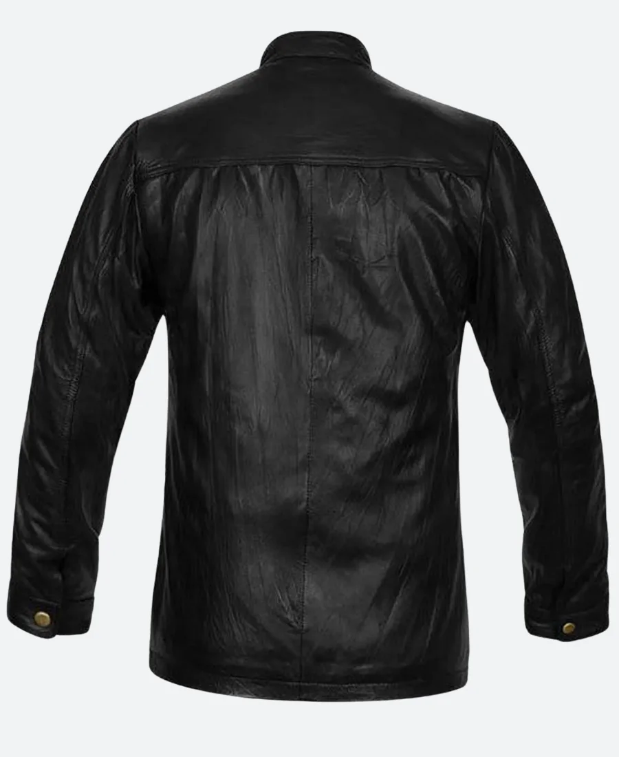 17 Again Mike O Donnell Leather Jacket Back Image