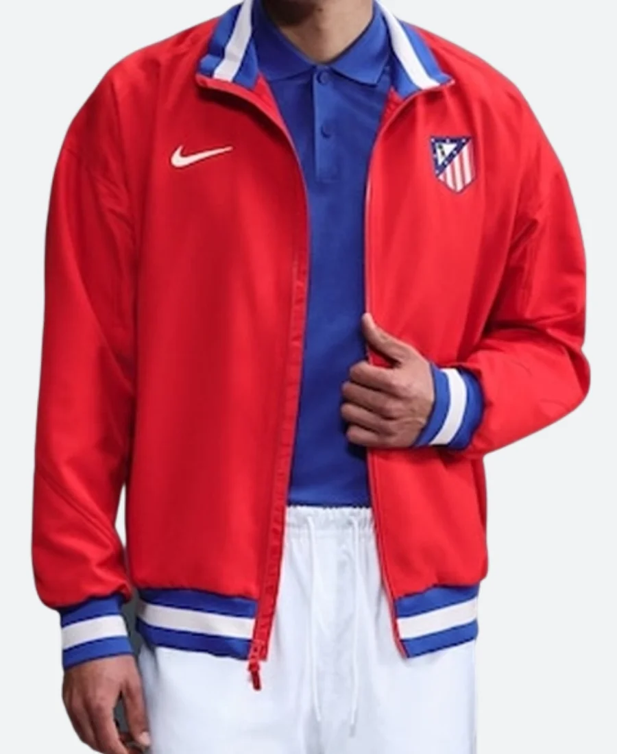 2025 Atletico de Madrid Anthem Jacket Front Image