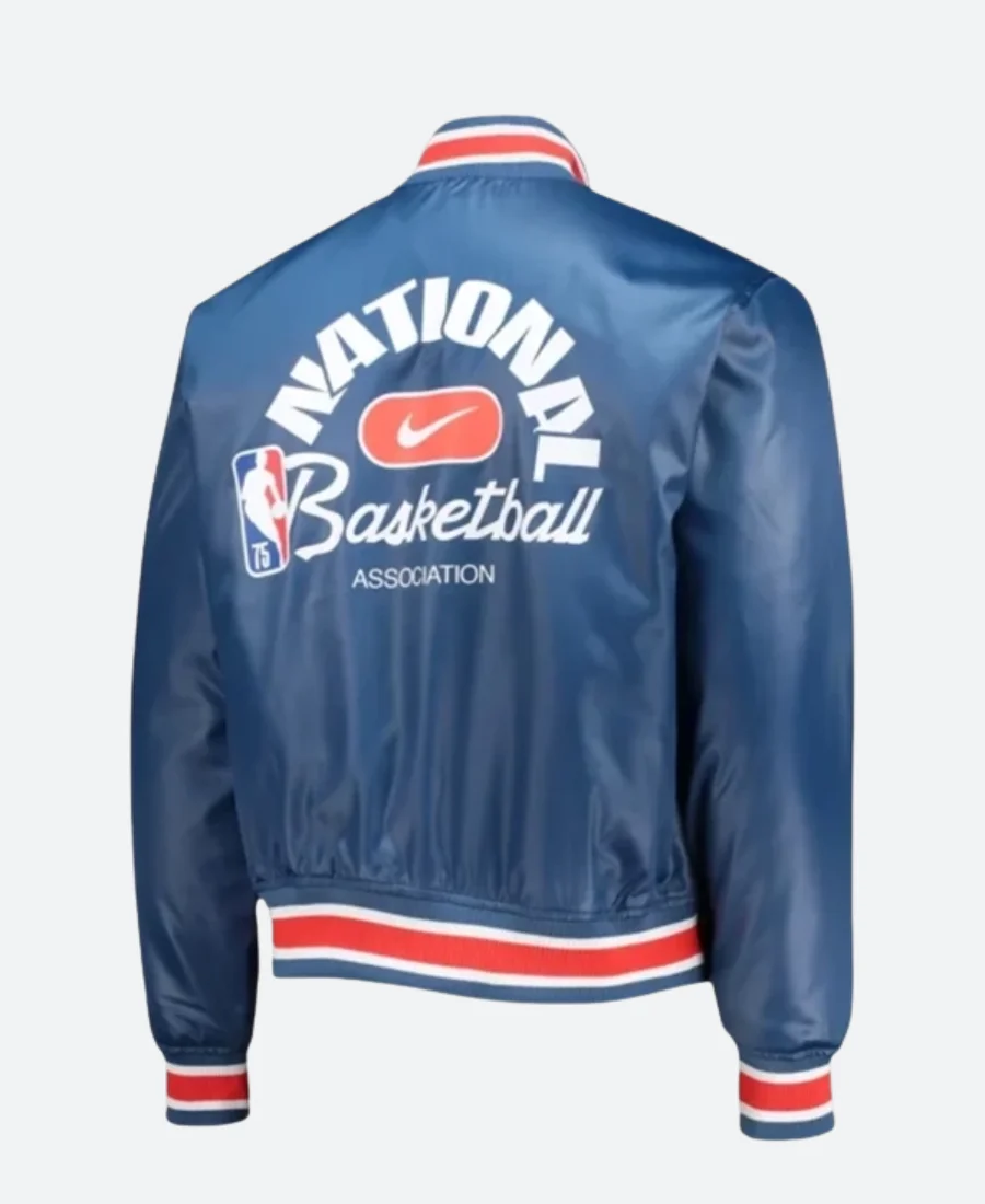 75th Anniversary Courtside Varsity Jacket Back Image