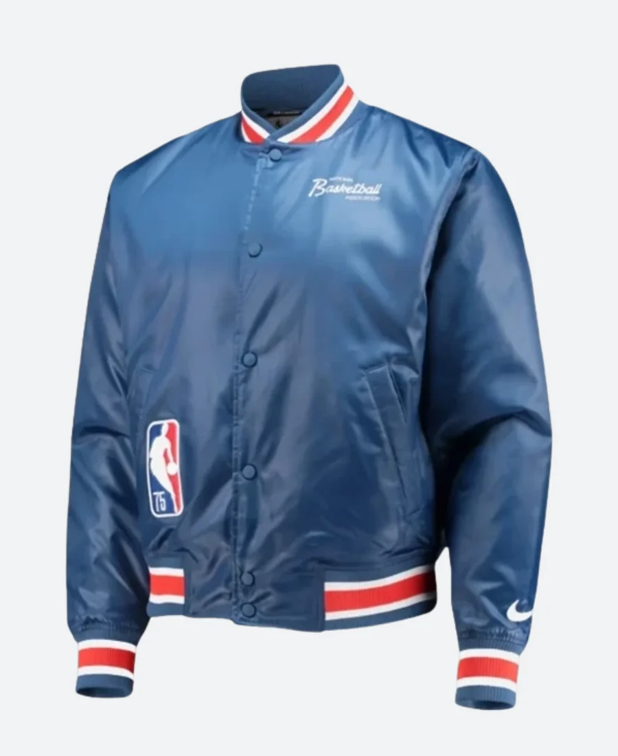 75th Anniversary Courtside Varsity Jacket Front Image
