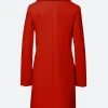 A Chiefs Love Story Alana Higman Trench Coat Back Image