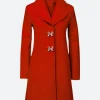 A Chiefs Love Story Alana Higman Trench Coat Front Image