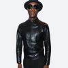 A New York Evening Aloe Blacc Leather Jacket Front Image