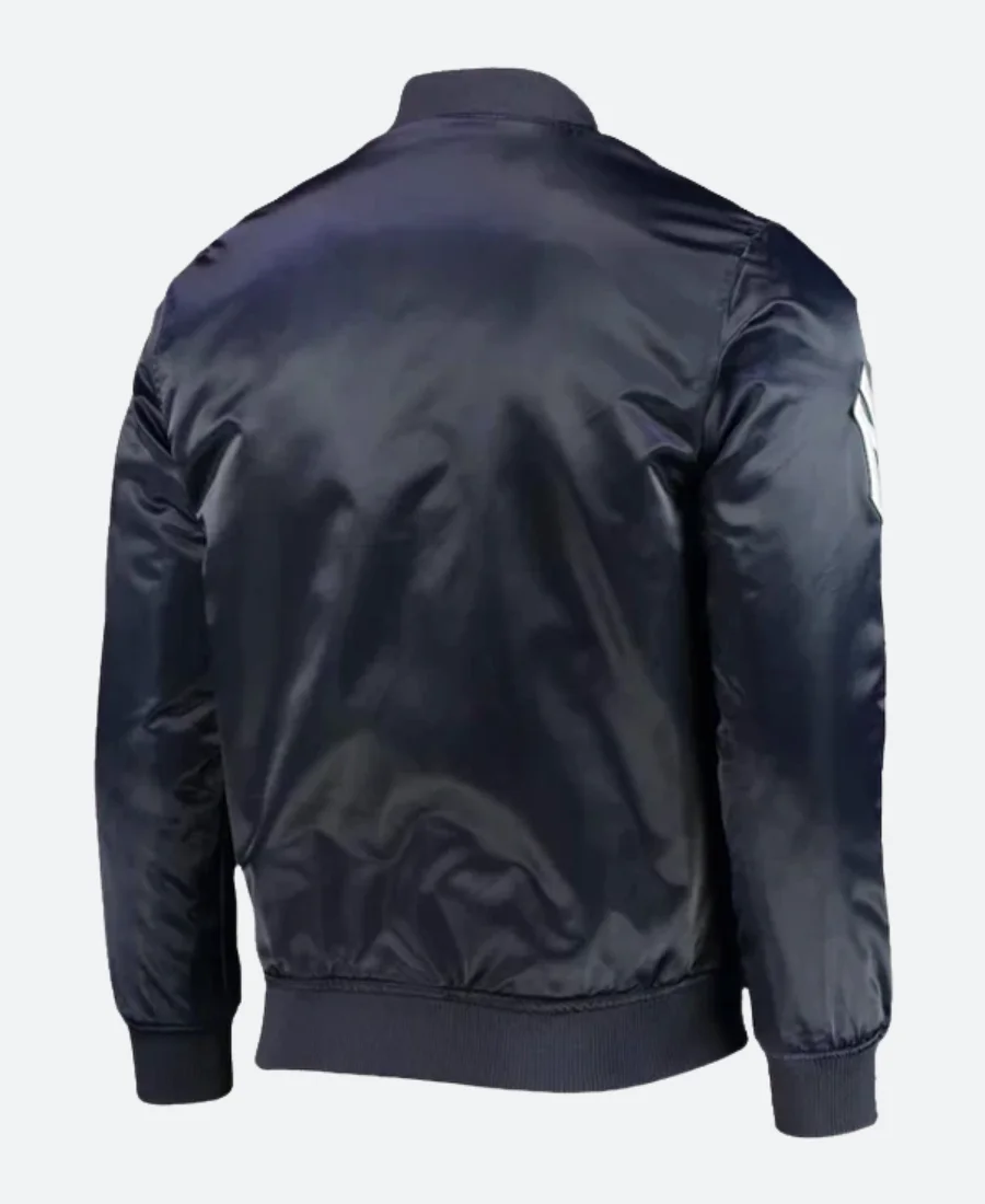 Aaron Tveit Yankees Varsity Jacket Bak Image