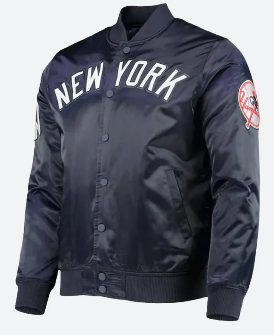 Aaron Tveit Yankees Varsity Jacket Front Image