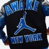 Air Jordan X Awake NY Varsity Jacket 02 Back Image