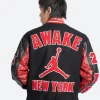 Air Jordan X Awake NY Varsity Jacket Style 01 Back Image