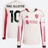 Alexis Mac Allister Liverpool Jersey White Front & Back Image