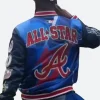 All-Star Atlanta Braves Usher Raymond Varsity Jacket Back Image