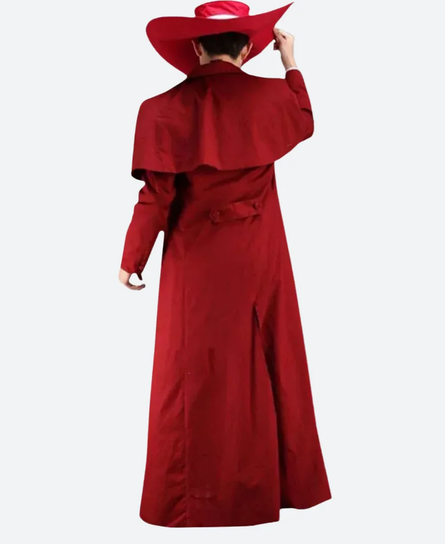 Alucard Hellsing Halloween Costume Red Coat Back Image