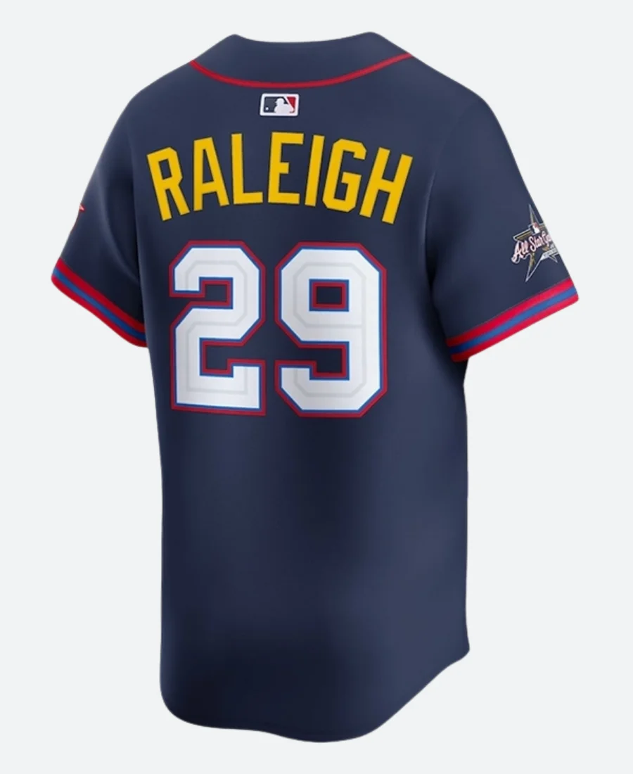American League Cal Raleigh Jersey Back Image