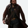 Andor Diego Luna Leather Coat Back Image