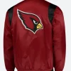 Arizona Cardinals Varsity Jacket Style 02 Back Image