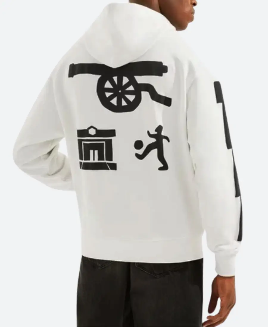 Arsenal N7 White Pre-Historic Sweatshirt