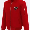 Atlanta Falcons Bomber Jacket Front Image