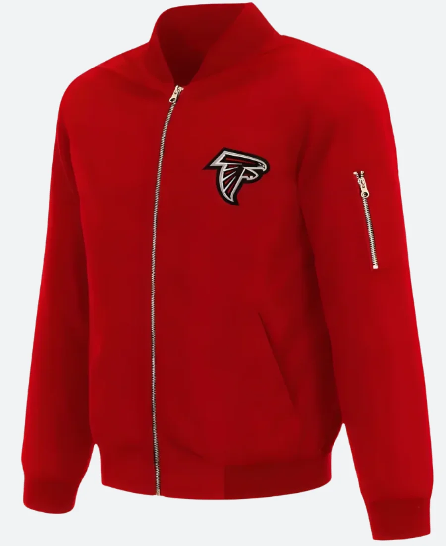 Atlanta Falcons Bomber Jacket Front Image