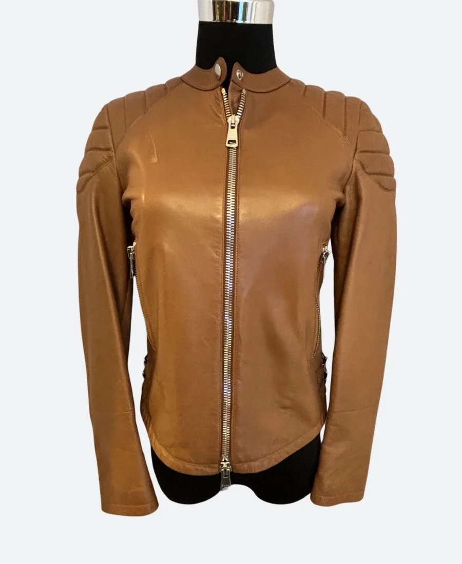 Ballard S01 Renée Ballard Leather Jacket Front Image