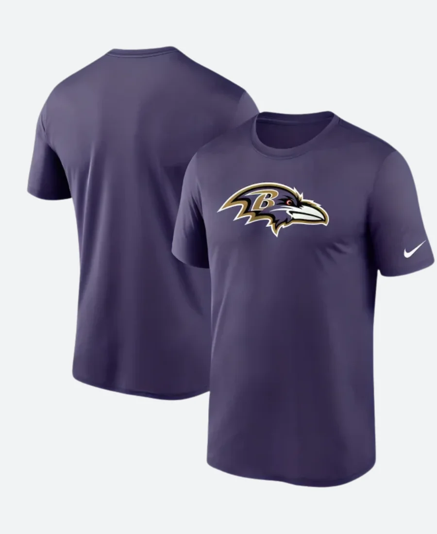 Baltimore Ravens T-Shirt Front & Back Style 02 Image
