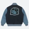 Billionaire Boys Club Blue Varsity Jacket Back Image