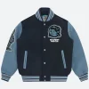 Billionaire Boys Club Blue Varsity Jacket Front Image