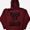 Black Sabbath Pullover Hoodie Front Image
