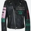 Bloody Valentine Megan Fox Leather Jacket Front Image