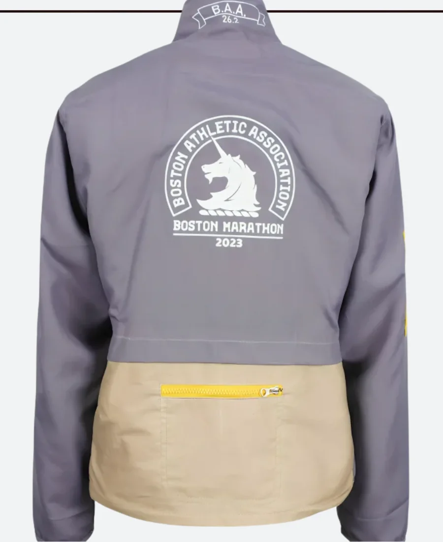 Boston Marathon Jacket Back Image