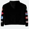Bottega Desires Velvet Hoodie Back Image