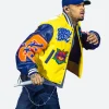 Breezy Bowl Chris Brown Varsity Jacket Style 01 Right Arm Image