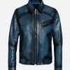 Bugatti Chiron Leather Jacket Front Image